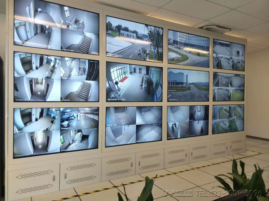 钦州高清视频监控拼接屏安装